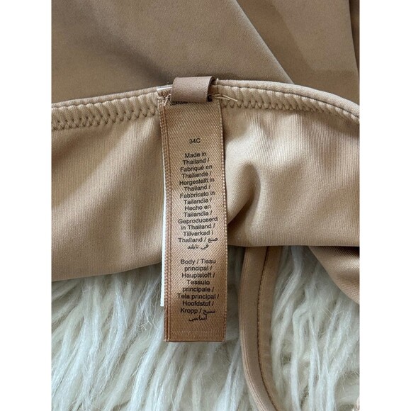 Skims Fits Everybody Back Smoothing Full Coverage Bra Clay Size 34C - Picture 10 of 11